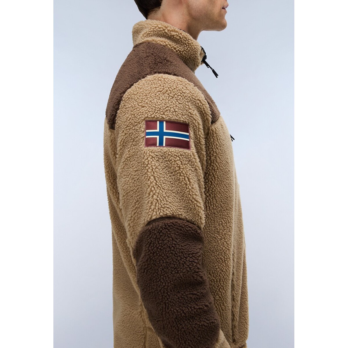 Polar con cremallera, Yupik beige/marrón, NAPAPIJRI