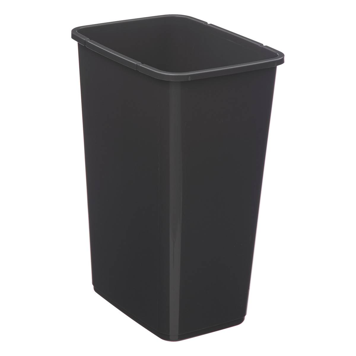 Poubelle de cuisine rectangulaire double ouverture 25L anthracite, 5FIVE SIMPLY SMART