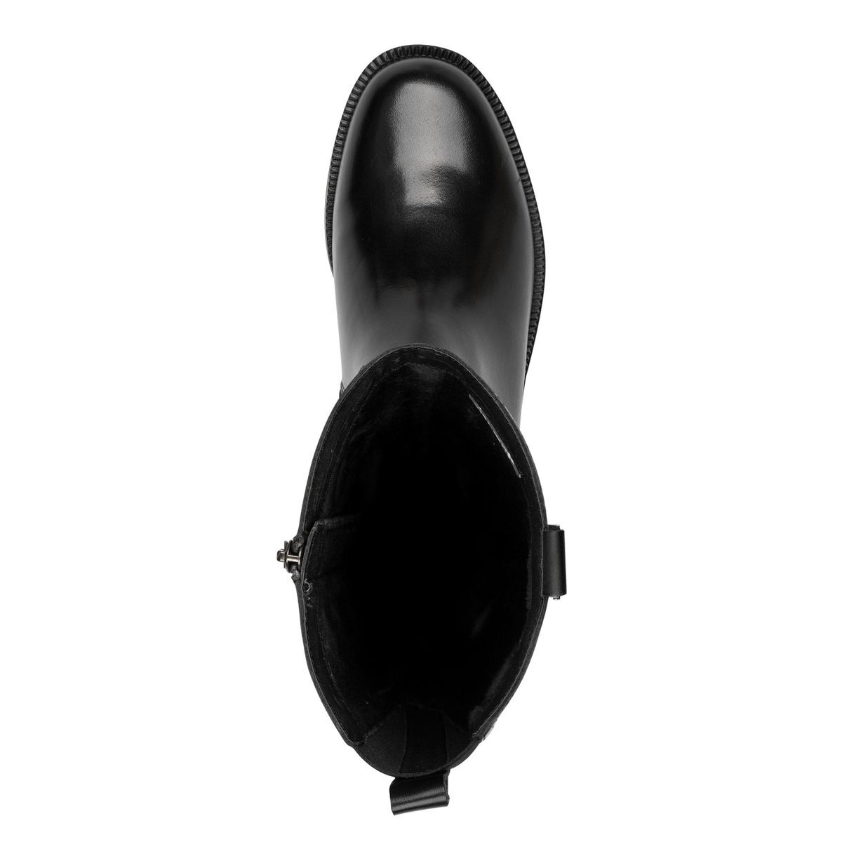 Bottes en cuir noir, TAMARIS
