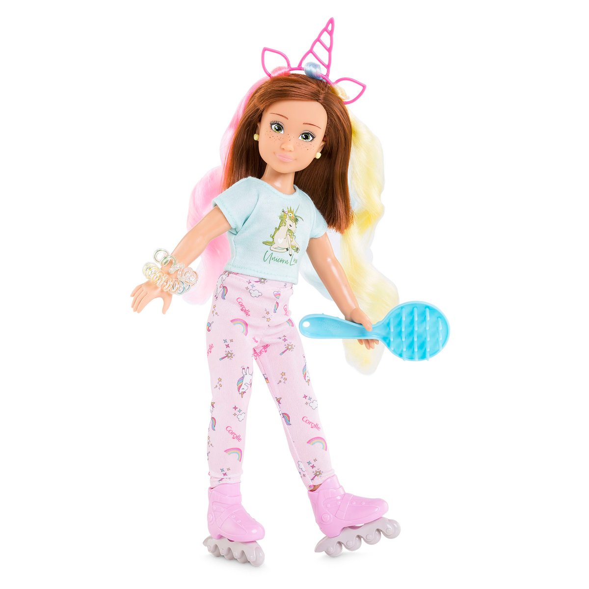 Ensemble Accessoires Coiffure Arc-en-ciel pour poupée Corolle Girls couleur unique, COROLLE