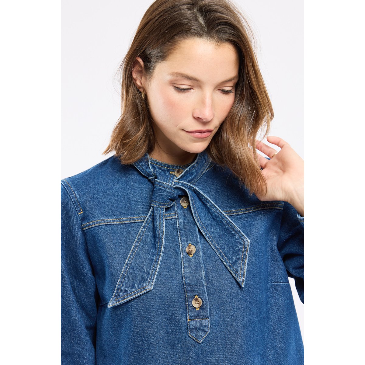 Robe en jean Héritage - coton jean clair, ARMOR-LUX