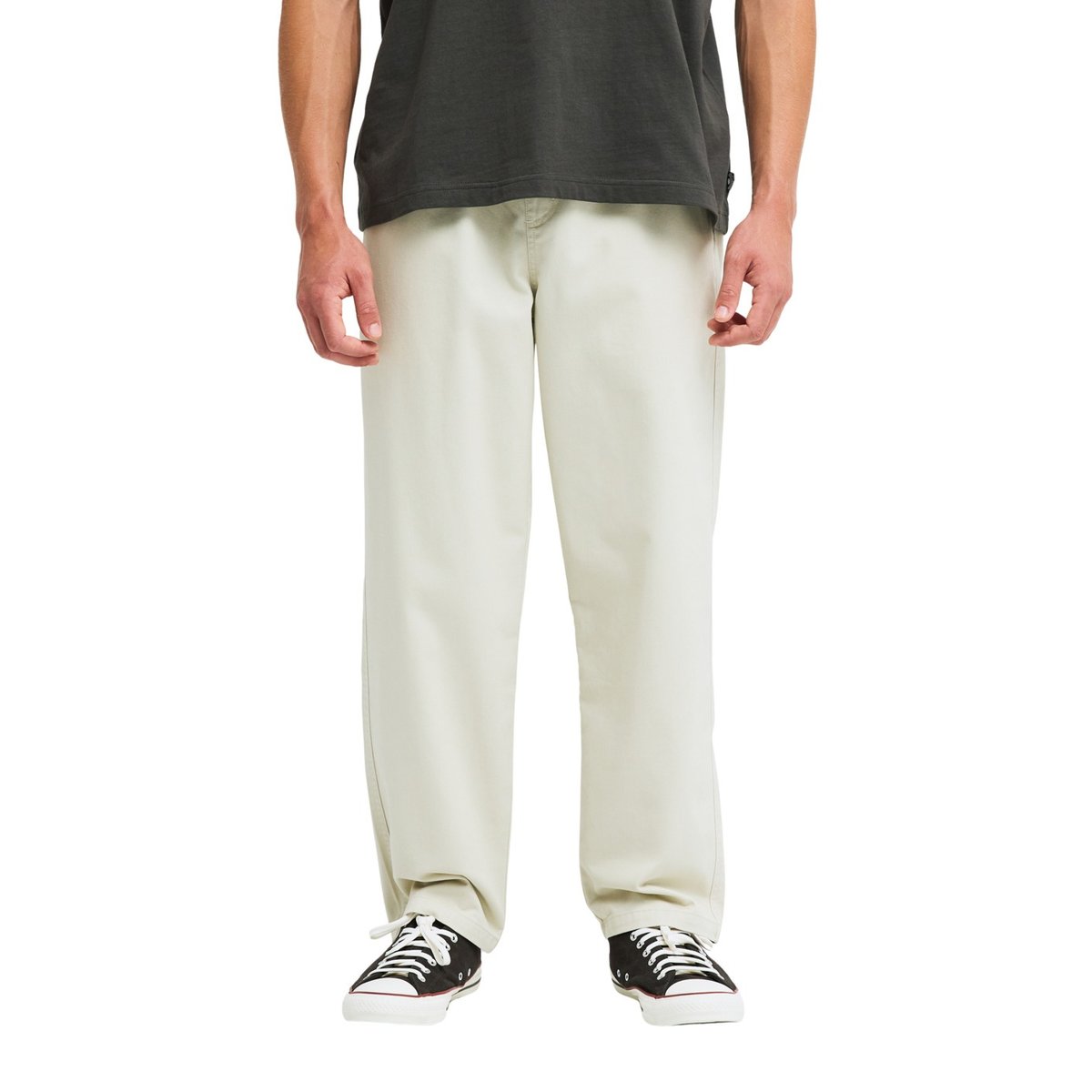 Pantalon taille élastiquée LENNOX beige chino, BILLABONG