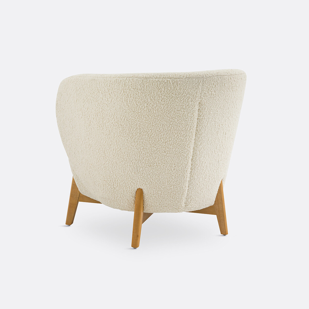 Fauteuil bouclette Lancy ecru, LA REDOUTE INTERIEURS