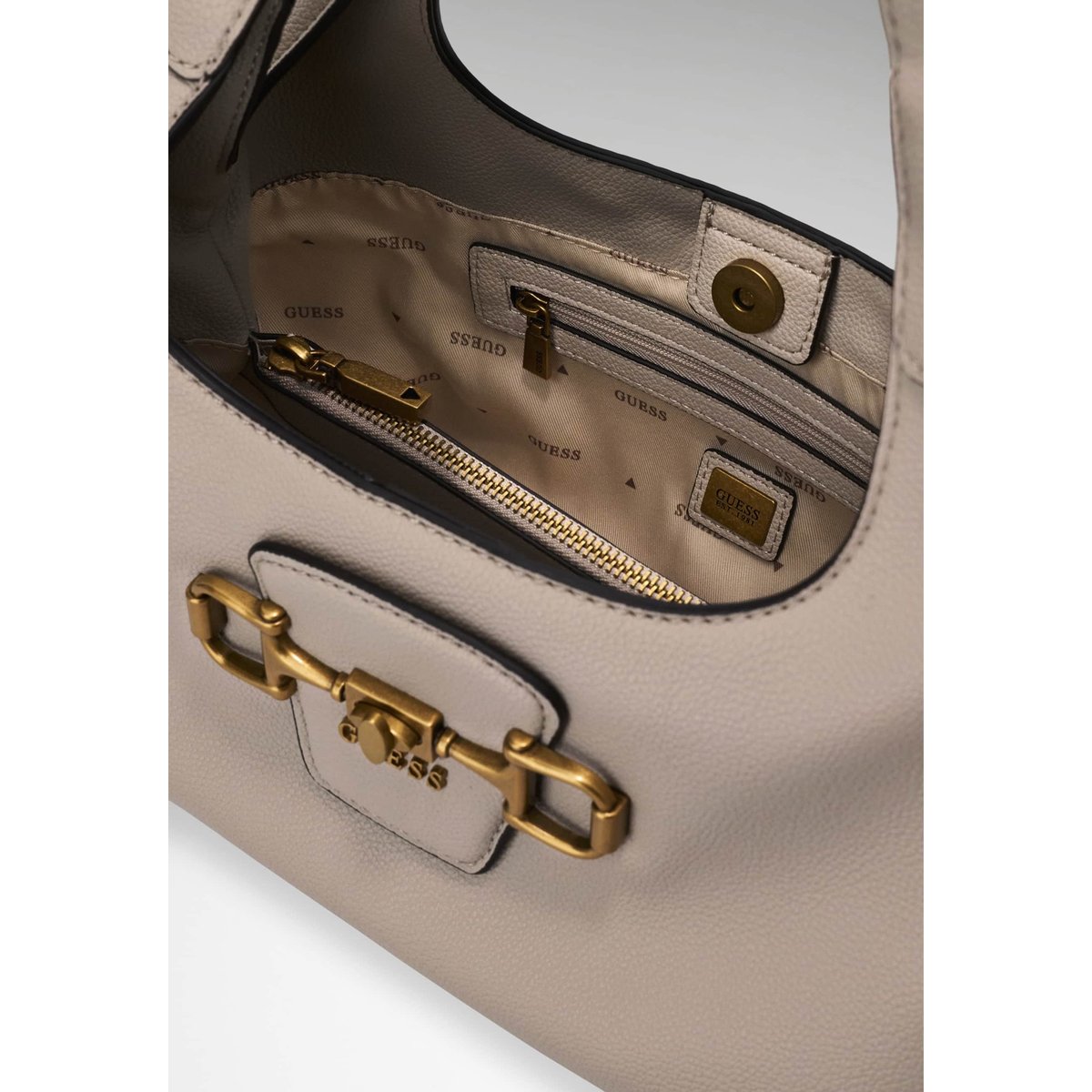 Sac Hobo Sunset crème, GUESS