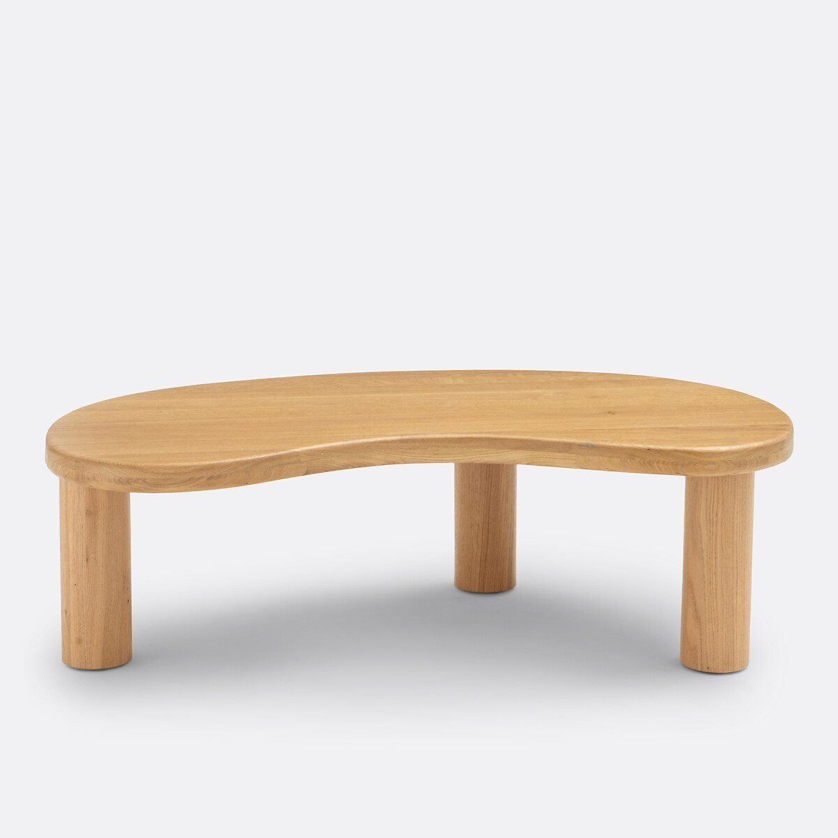 Mesa de centro orgânica, de carvalho maciço, comprimento 118 cm, RODI carvalho, LA REDOUTE INTERIEURS