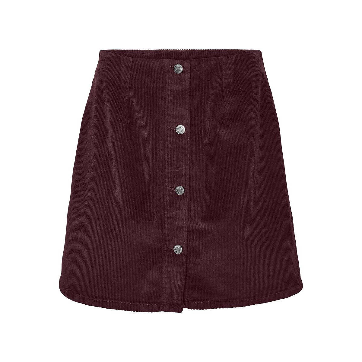 Saia curta, em veludo bordeaux, VERO MODA