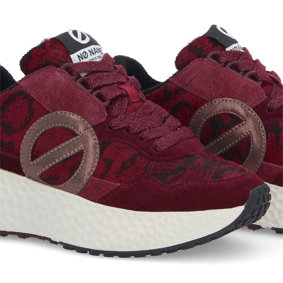 CARTER JOGGER W SNAKE KISS ROUGE - Collier orné de Cristaux Swarovski® inclus rouge, NO NAME