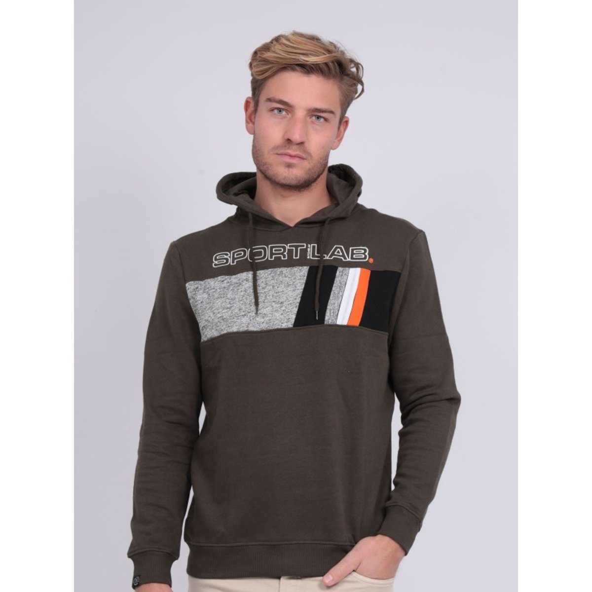 Sweat Capuche Wodesto kaki, RITCHIE