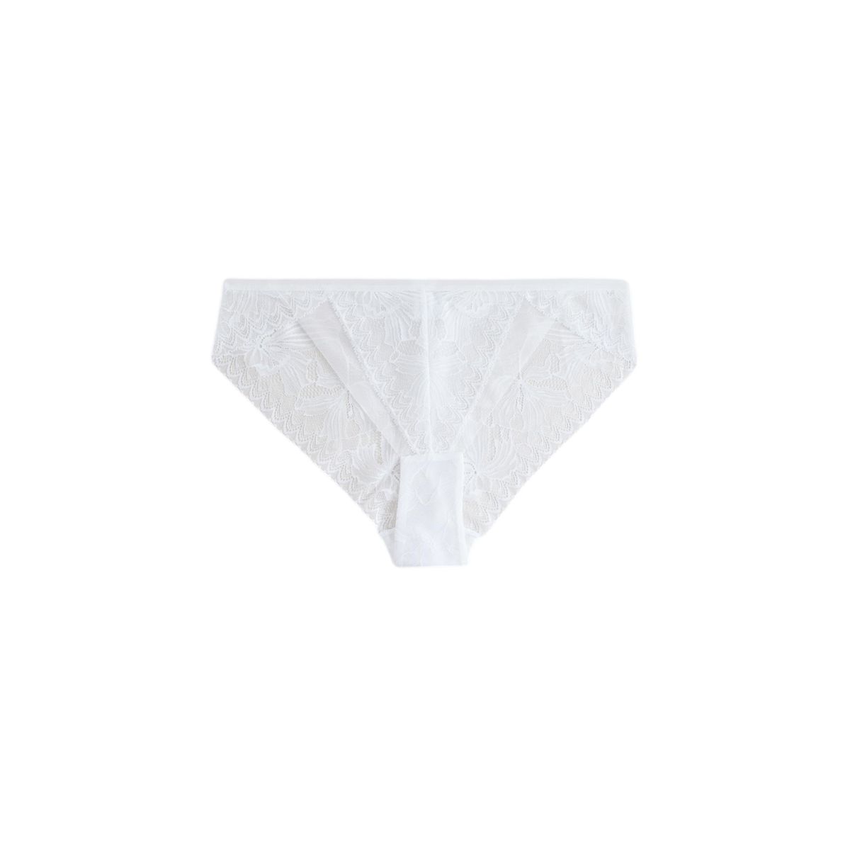 Slips brésiliens en dentelle blanc, NEXT