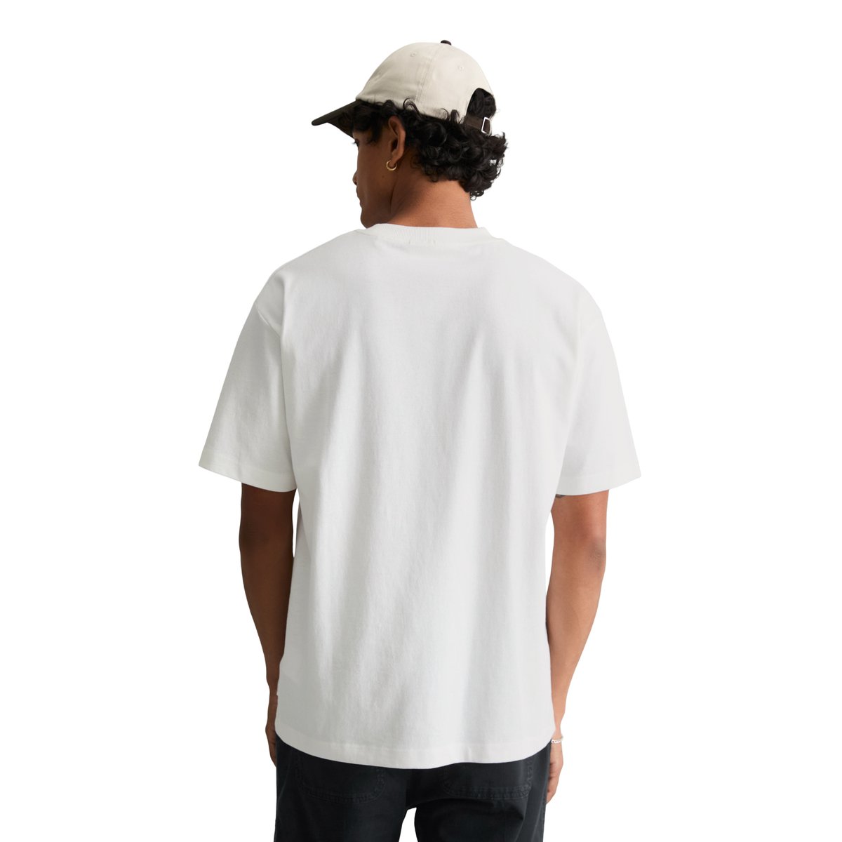 T-shirt ample en jersey de coton bio épais blanc, MARC O’POLO DENIM