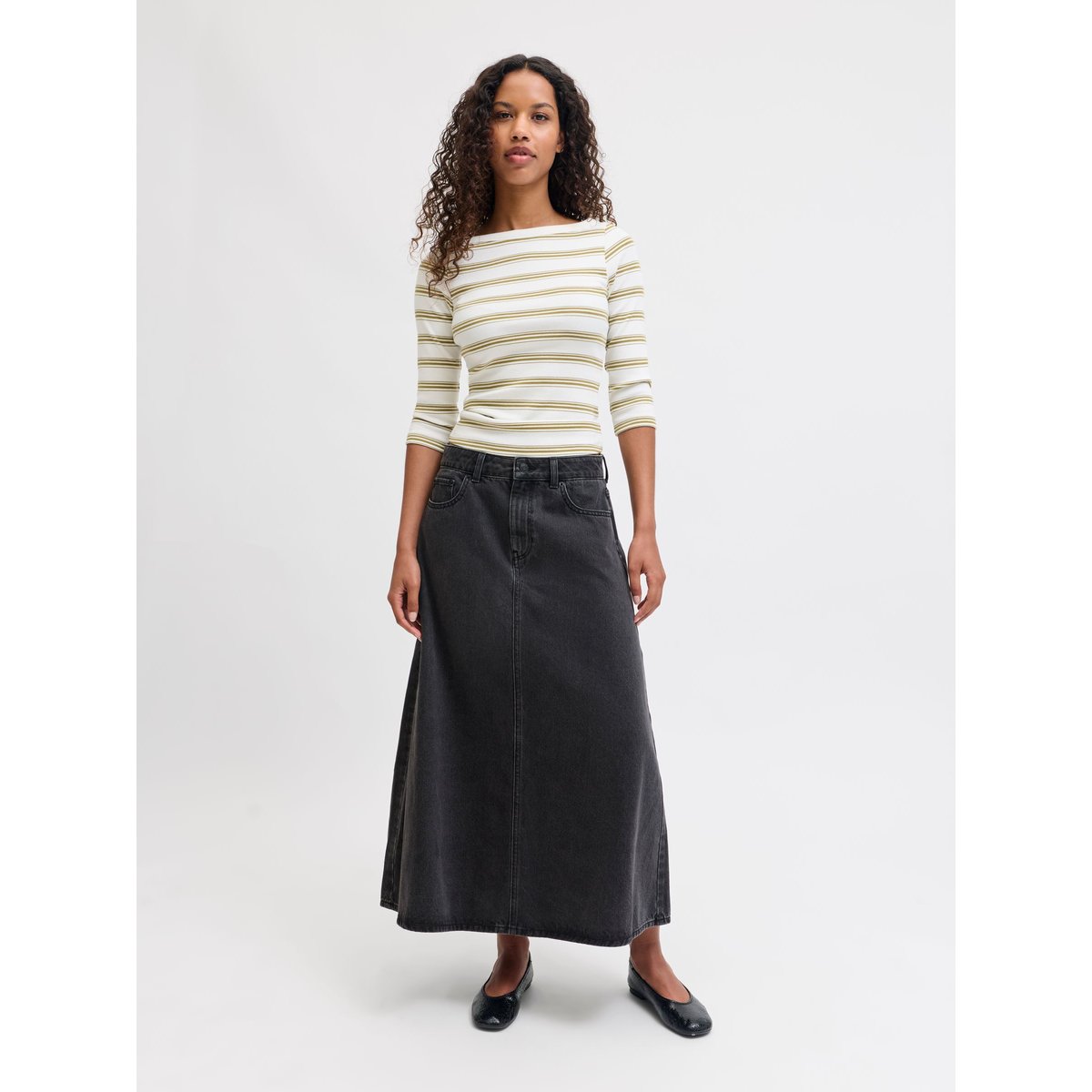 Jupe En Denim noire - black denim 1, JJXX
