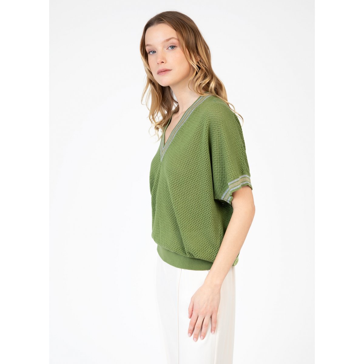 Pull LASALSA ecru, AN'GE