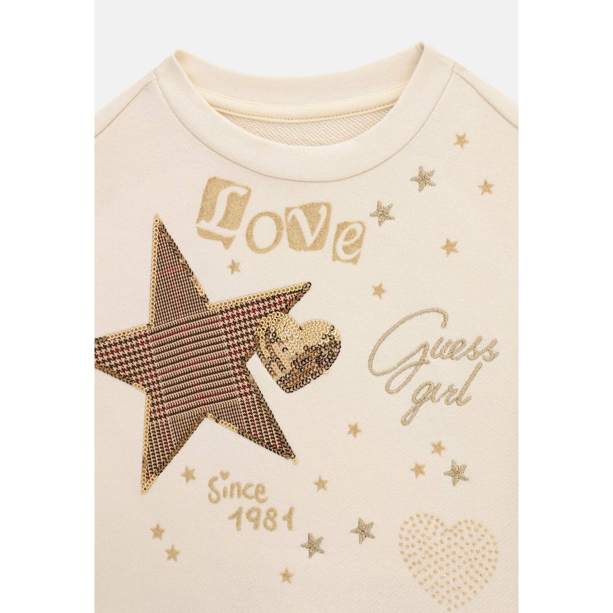 Robe Pull Plissée blanc, GUESS KIDS