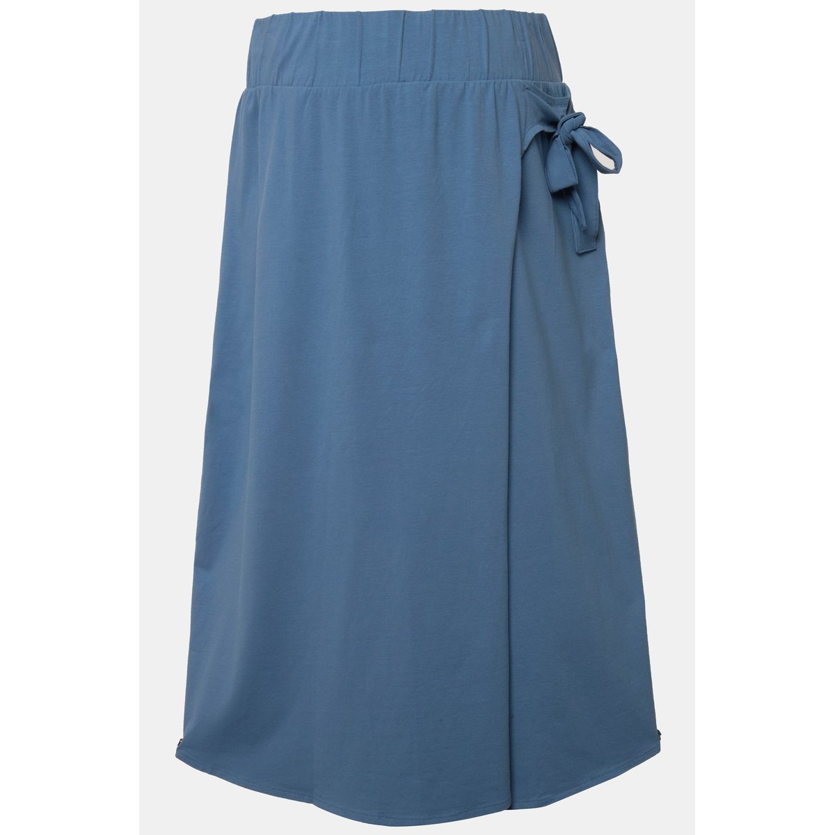 Jupe de grossesse en jersey de coton bleu fumé, ULLA POPKEN