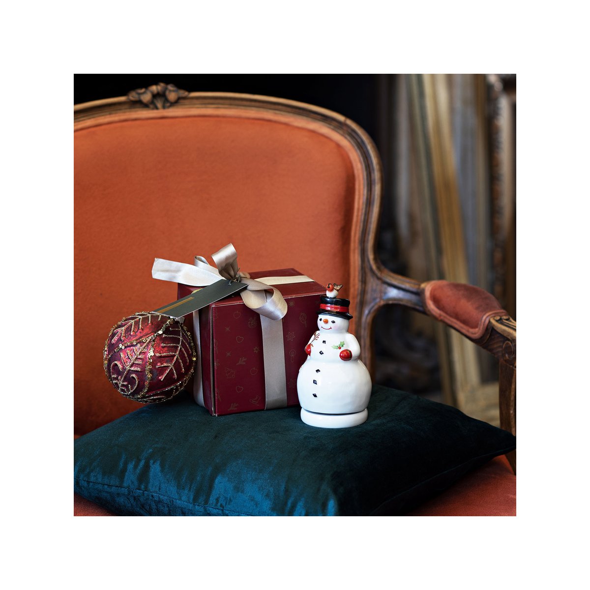 Bonhomme De Neige, Tournant NOSTALGIC MELODY blanc, VILLEROY & BOCH