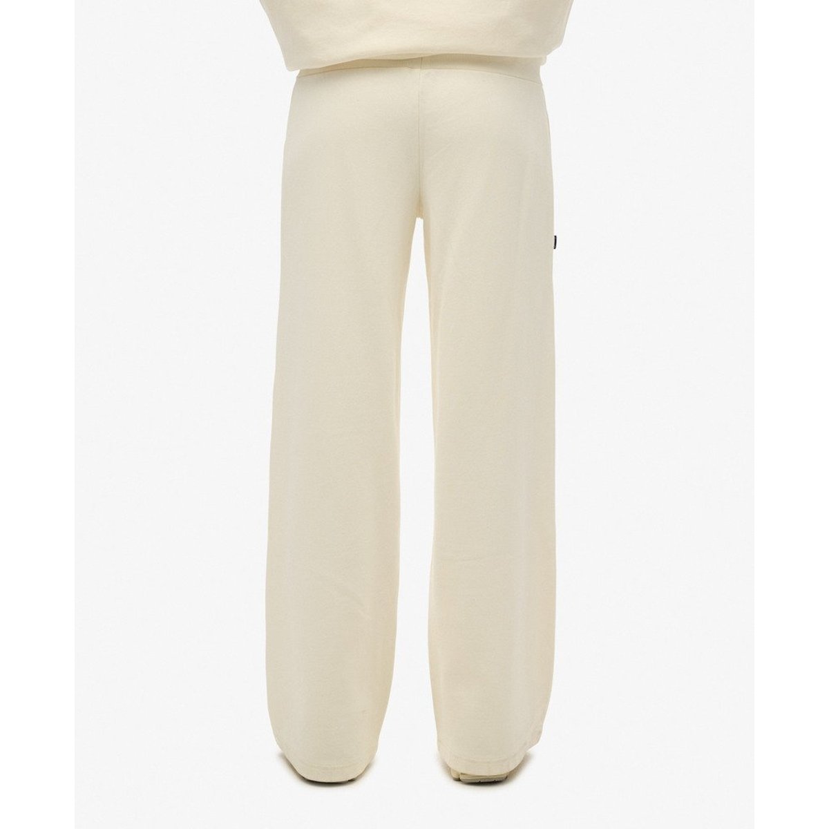 Pantalon de survêtement large Essential Logo blanc cassé os du désert, SUPERDRY