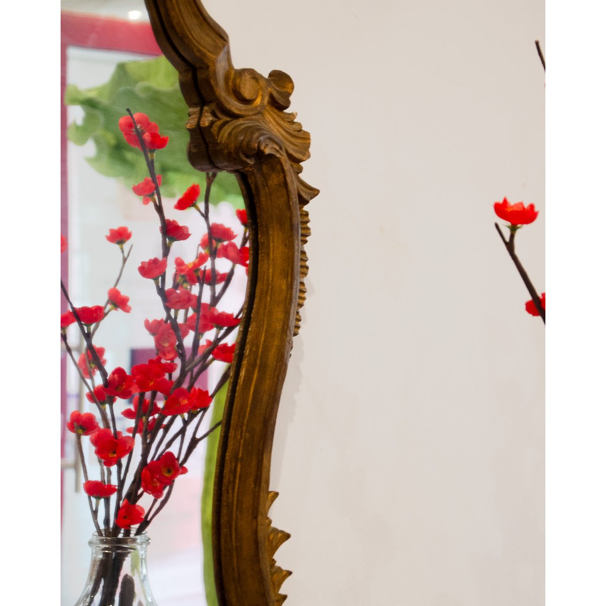Miroir en bois sculpté Georges N°1202 - Bon état miroir, DEBONGOUT