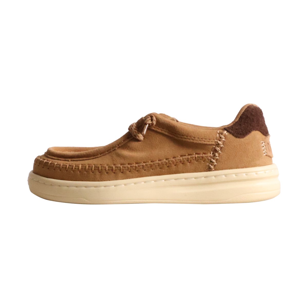 Mocassin Basse Harper Moc Crafted Suede tan, HEY