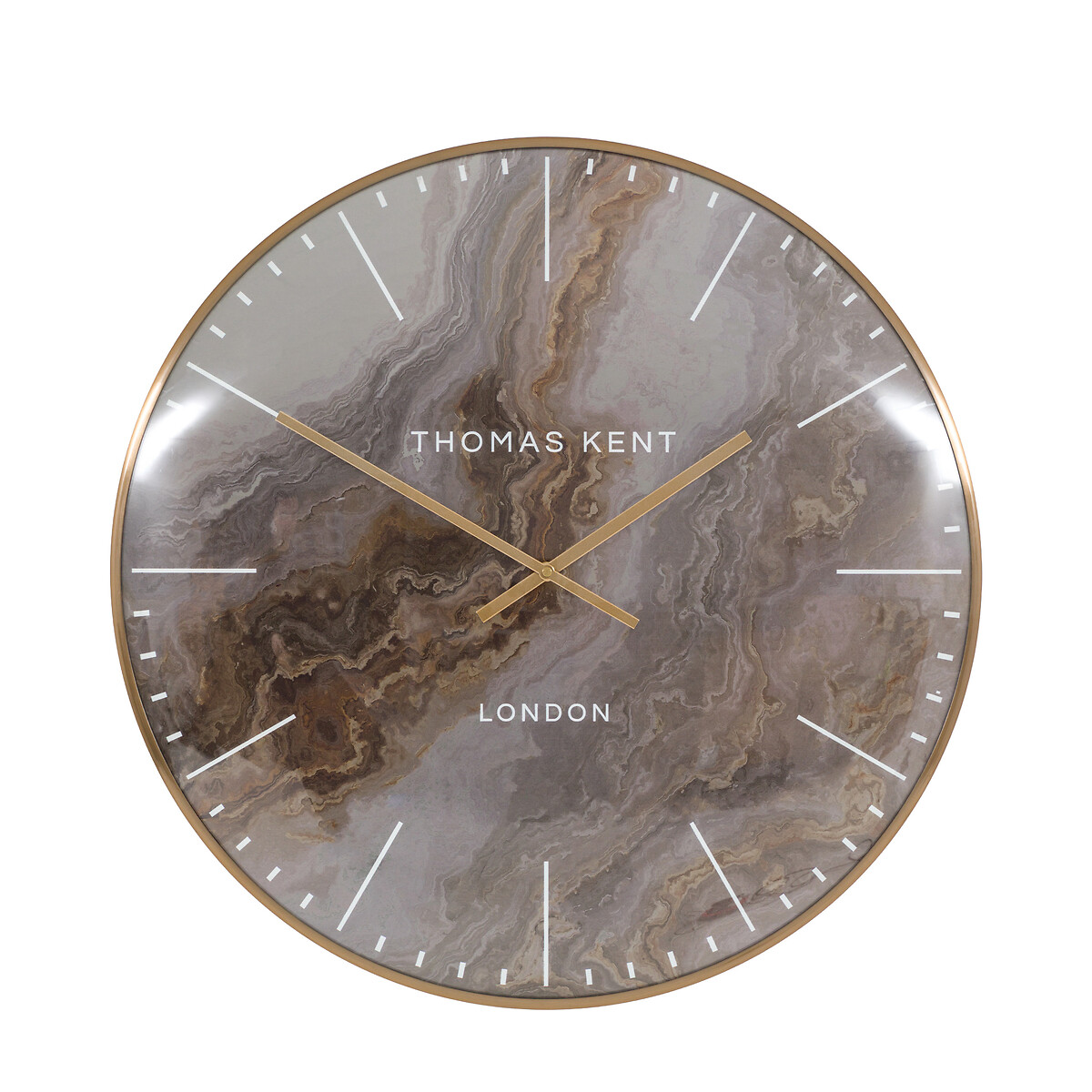 Oyster 26" Oversized Wall Clock bronze, THOMAS KENT