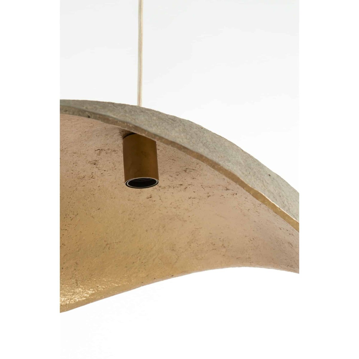 Suspension Papier LONIA gris antique, LIGHT & LIVING