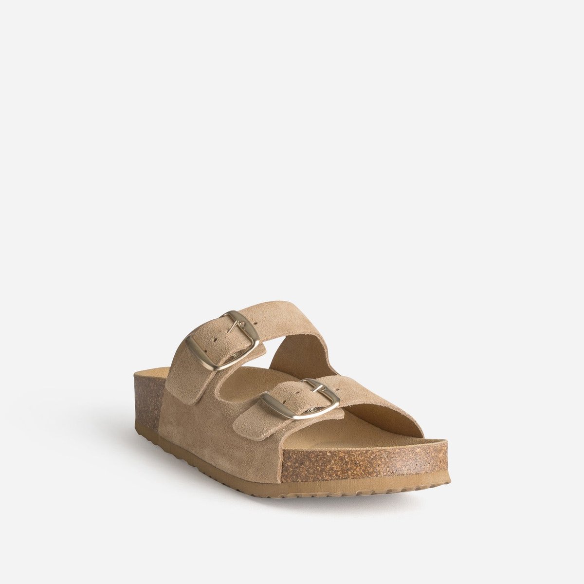 Mule en cuir BRAHO beige, ERAM