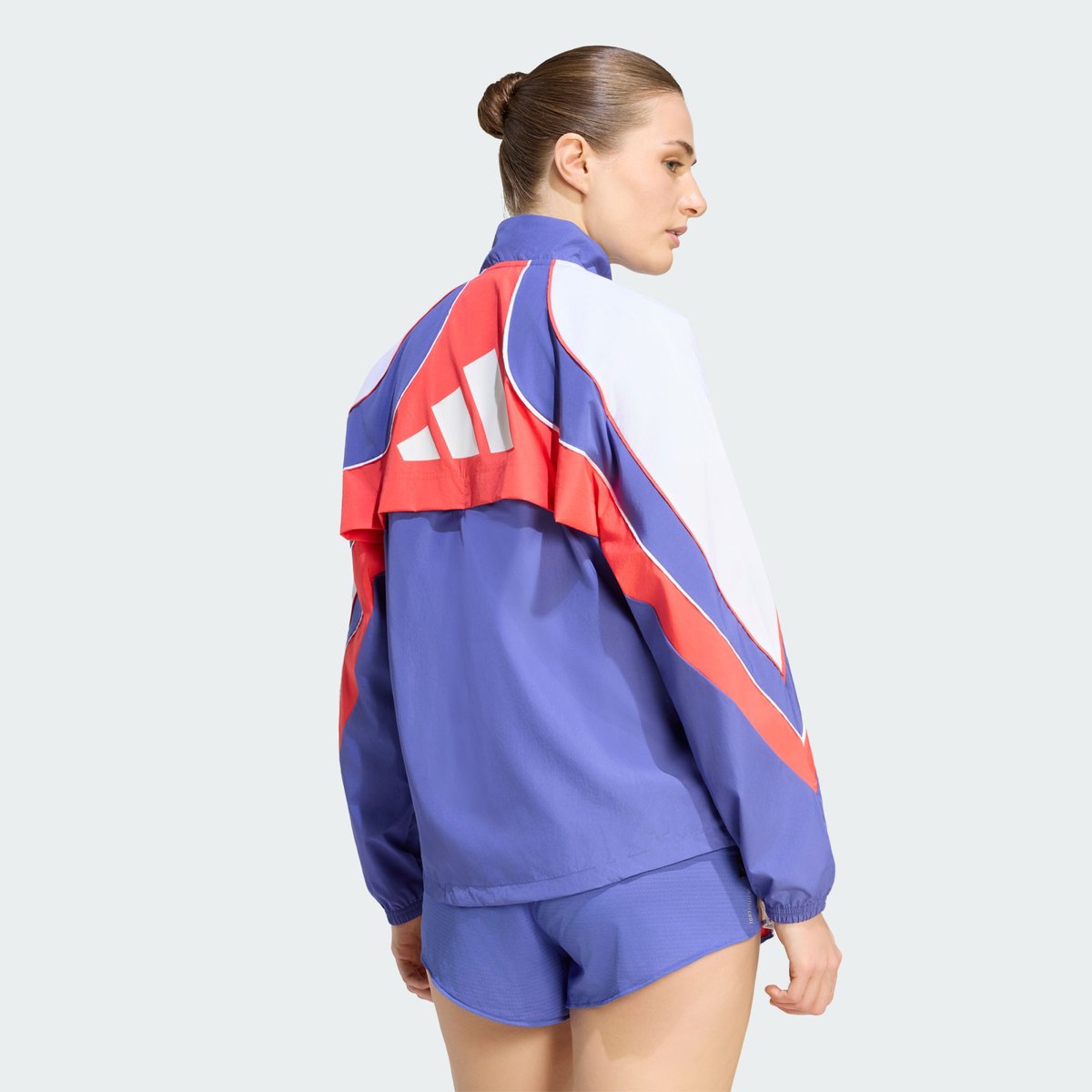 Veste De Running Adizero Archive Veste De Running Adizero Archive dual indigo / semi lucid red / white, adidas Performance