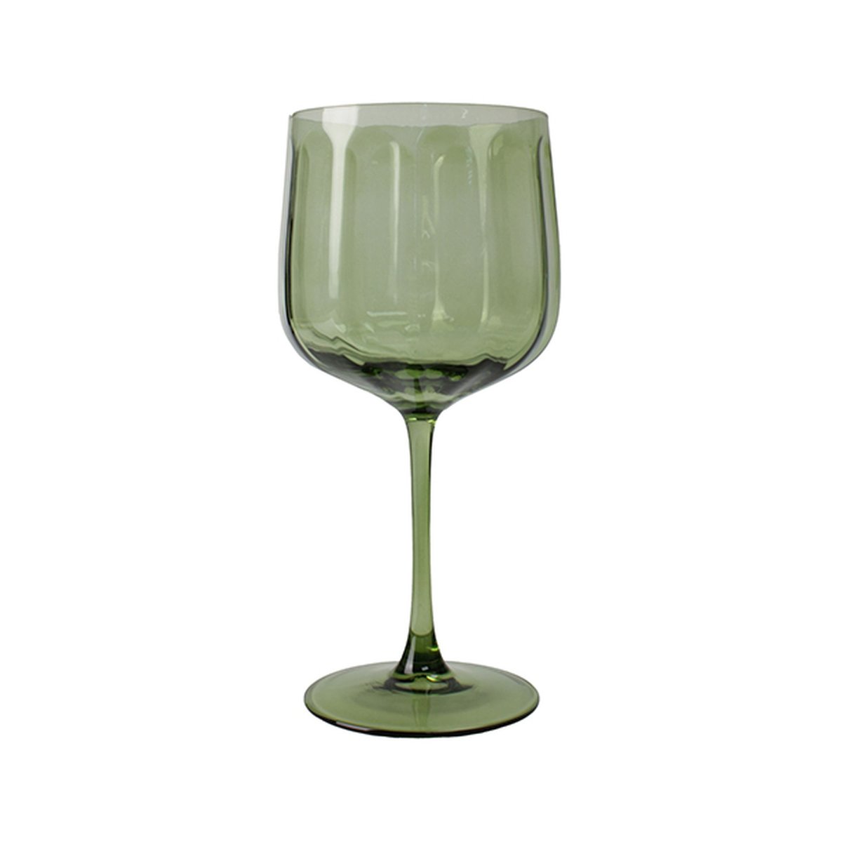 Lot de 4 verres à pied 49cl, RIVIERA vert, NOVASTYL