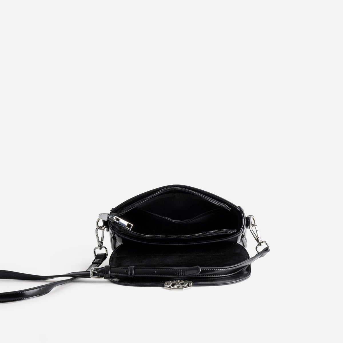 Sac Bandoulière LUZINO noir, TEXTO