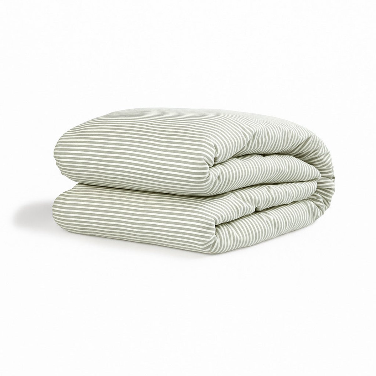 Parure + taies 50x70 coton lavé LUNAR vert céladon, FEBRONIE
