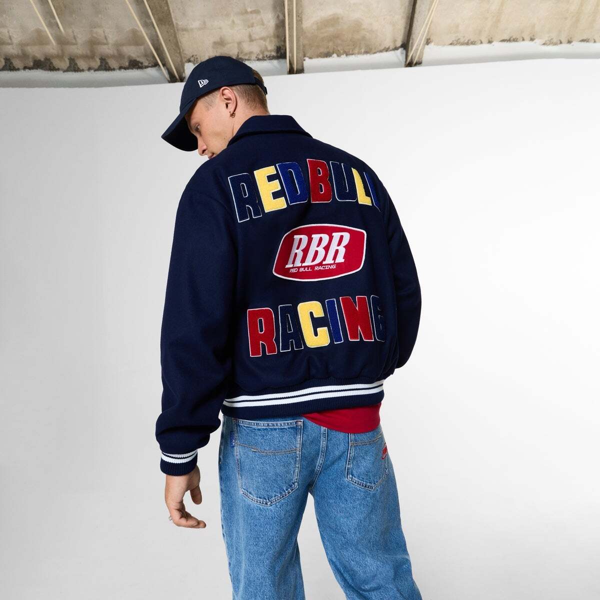 Red Bull Racing Veste Bomber En Laine marine, PEPE JEANS