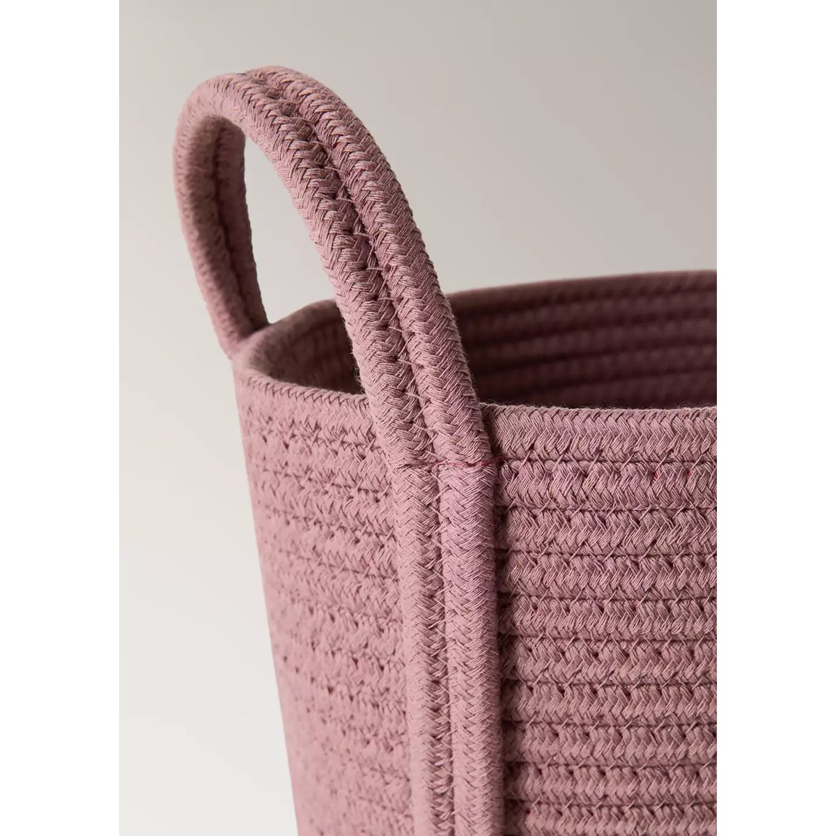 Petit panier enfant en coton avec anses cerise, MANGO HOME