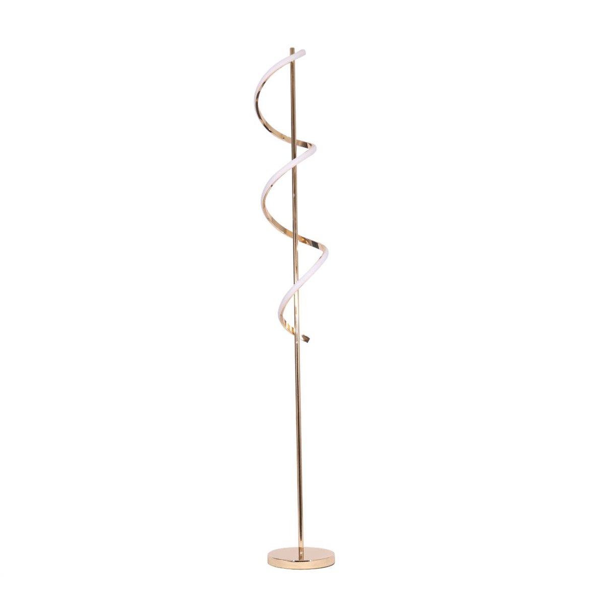 Lampadaire au design saisissant - SIMARIA doré rose, KOSILUM