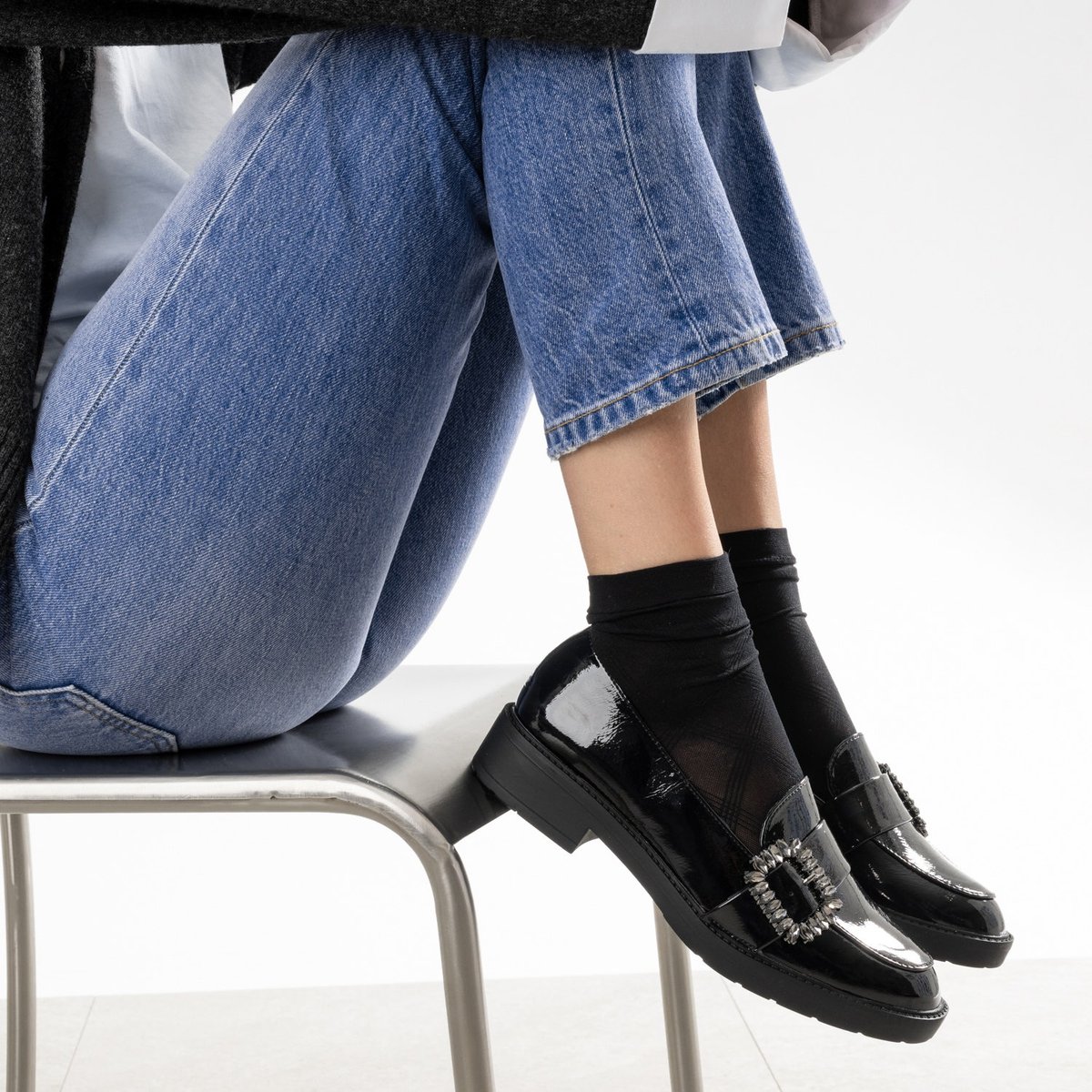Mocassin GESSICA noir, ERAM