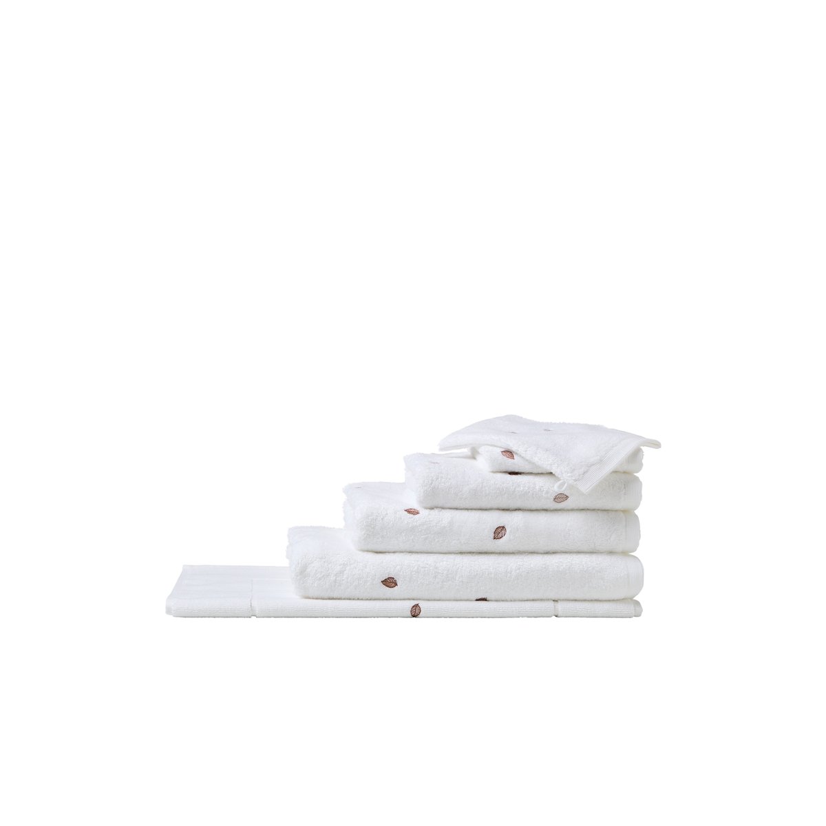 Serviette de toilette EQUINOXE II blanc, CARRE BLANC