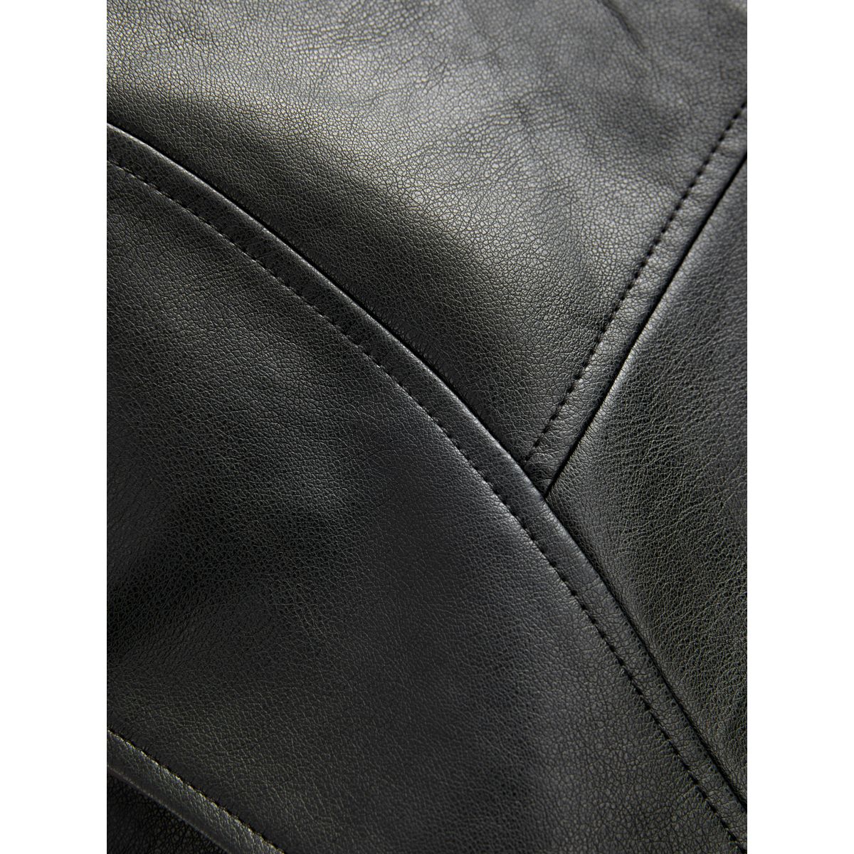 Veste motard en simili cuir noir, NEXT