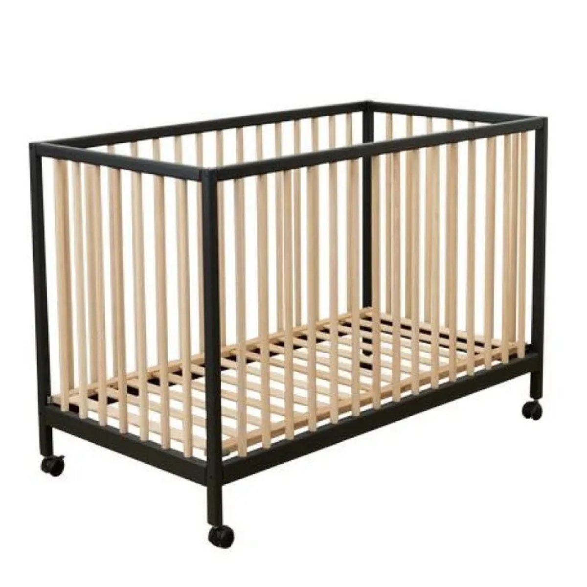Lit Mountain 120x60 Anthracite/Bois couleur unique, MICUNA
