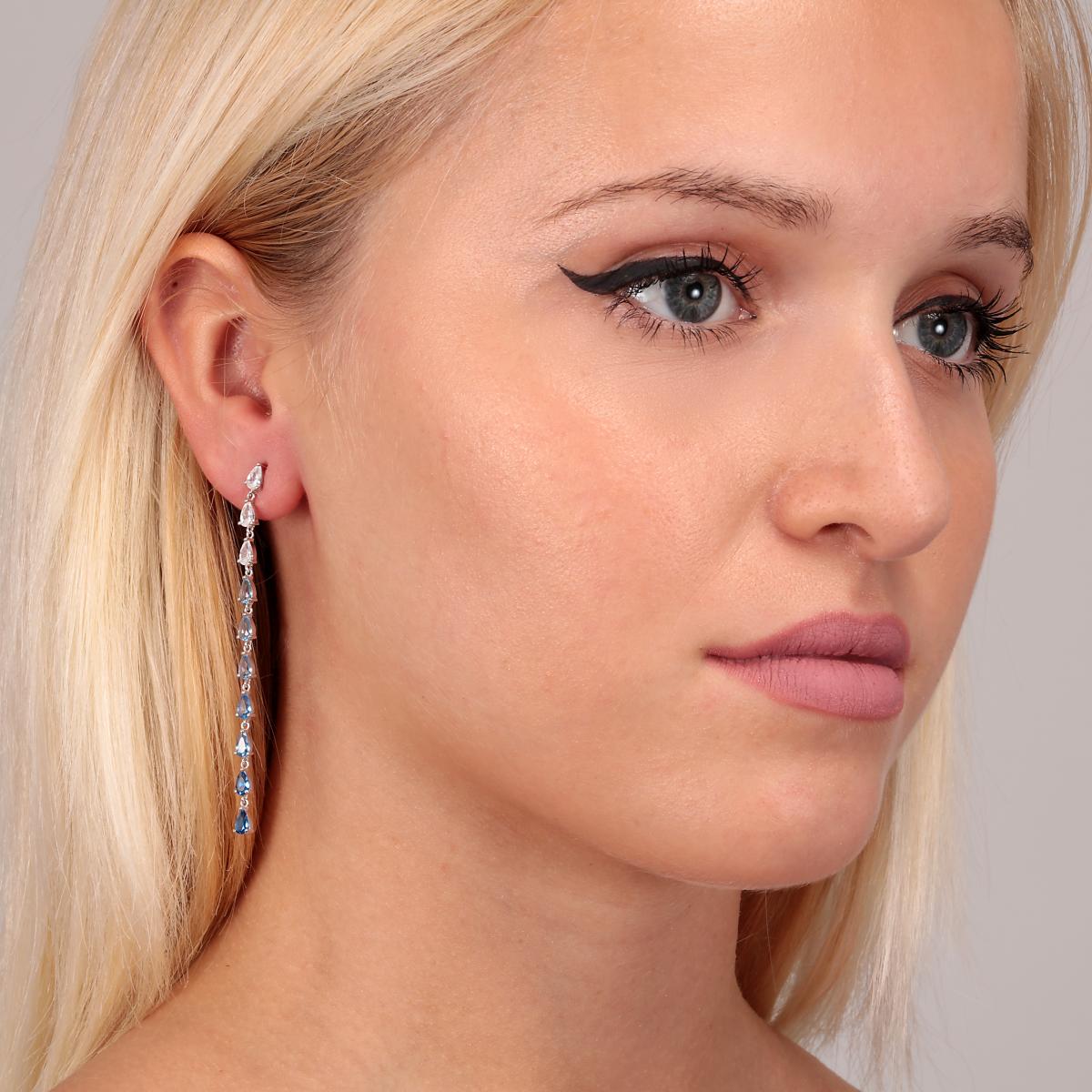Boucles D'oreilles En Argent 925 Aurora argent, BLUESPIRIT
