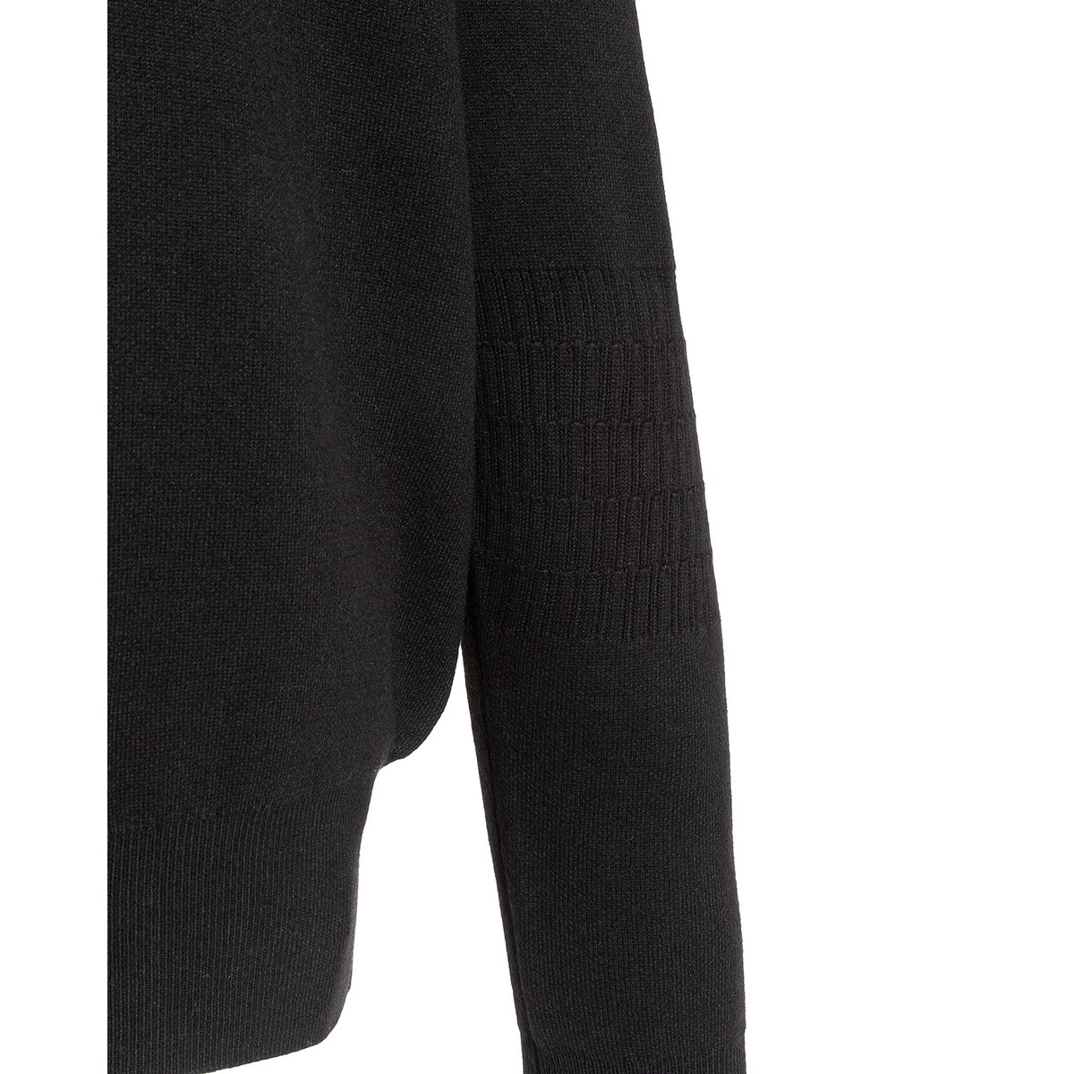 Pull col rond en maille fine noir, SCHOTT