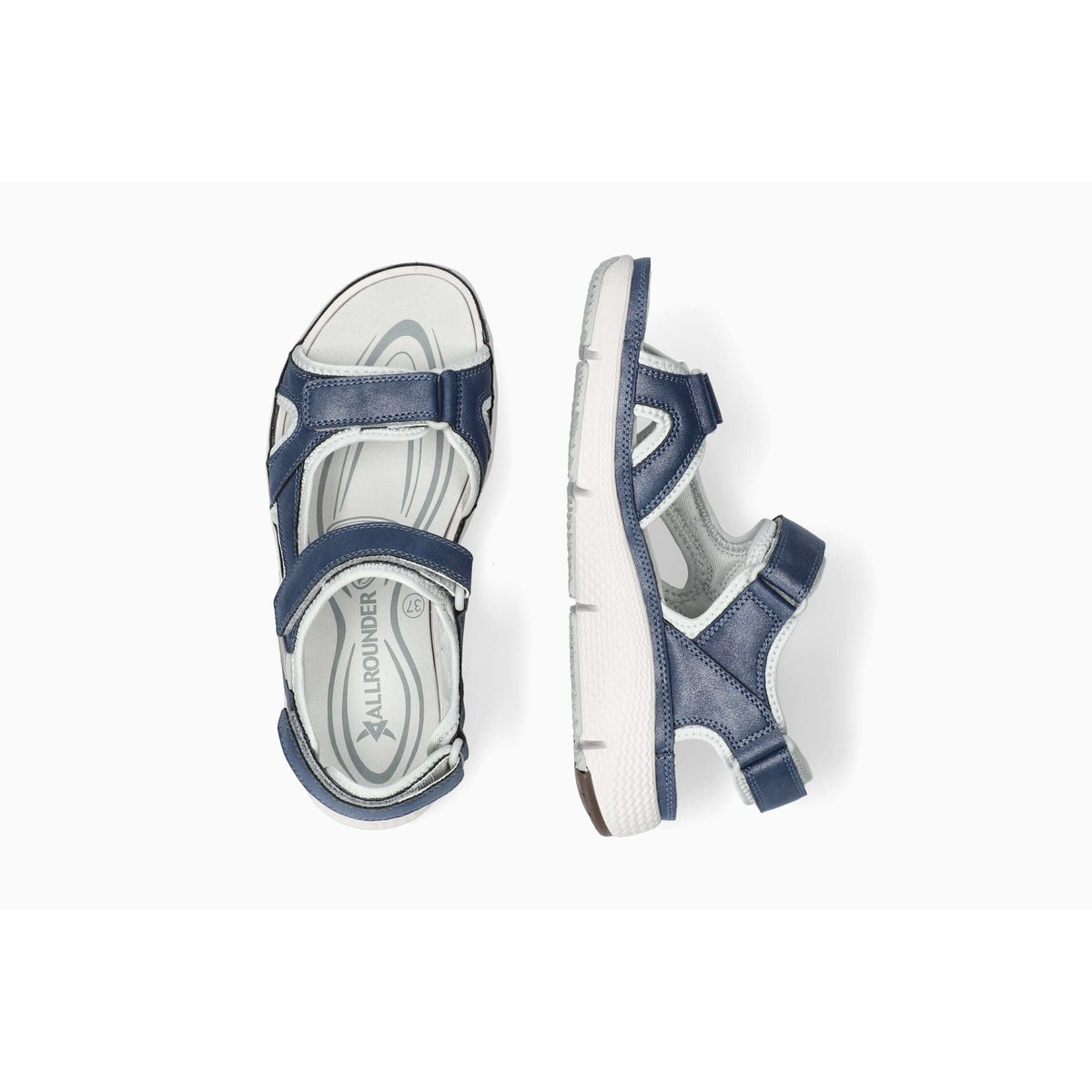 Sandales en textile synthetique ITS ME bleu 2007, MEPHISTO
