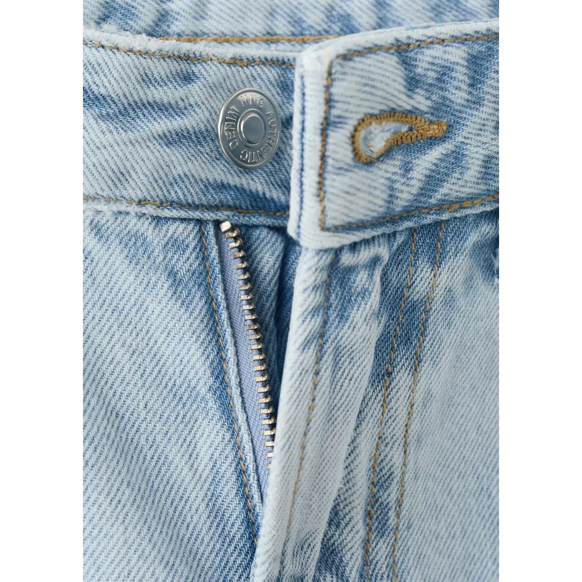 Jean relaxed-fit bleu clair, MANGO TEEN