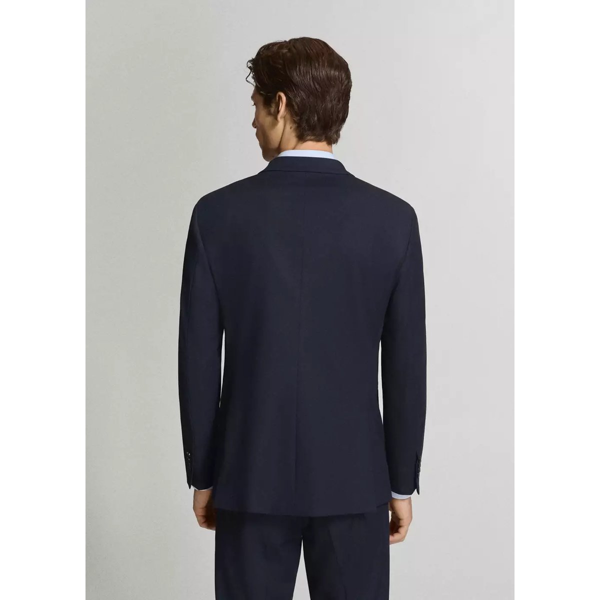 Veste de costume Monaco croisée slim-fit bleu marine, MANGO MAN