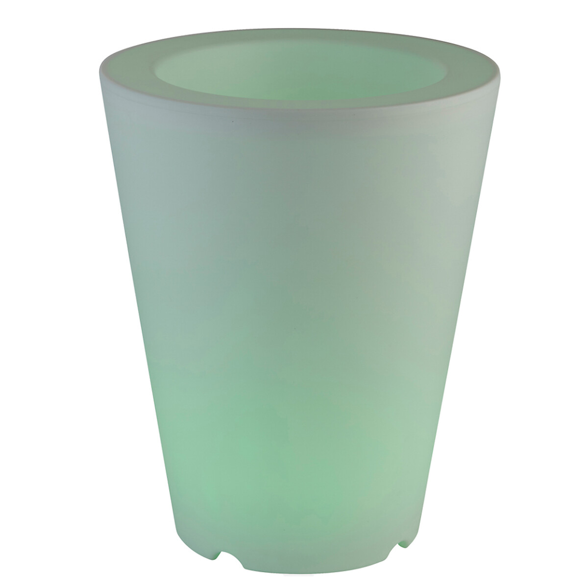 Lodi Outdoor Solar LED Flower Pot white, SO'HOME