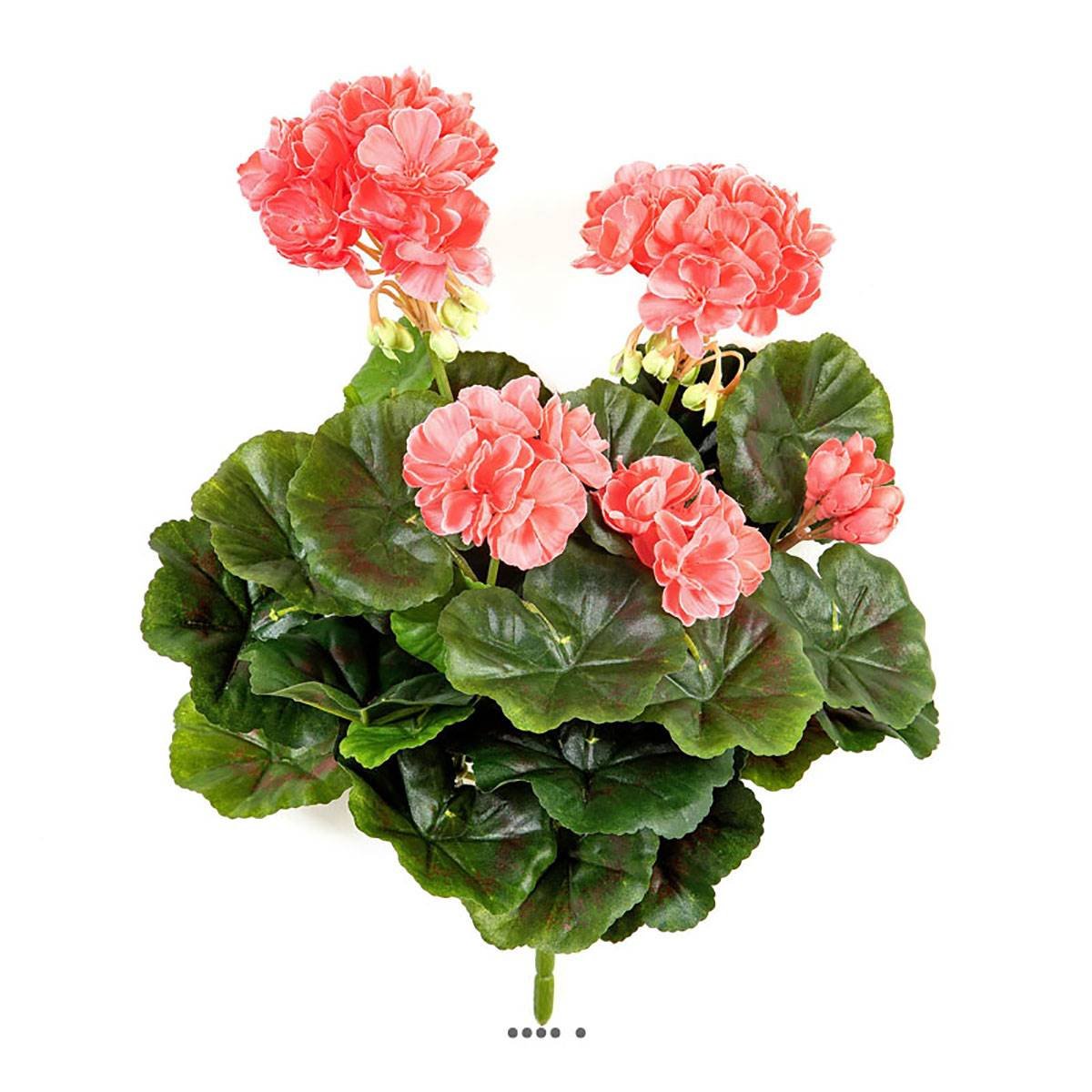 Géranium artificiel en piquet H 30 cm rose, ARTIFICIELLES