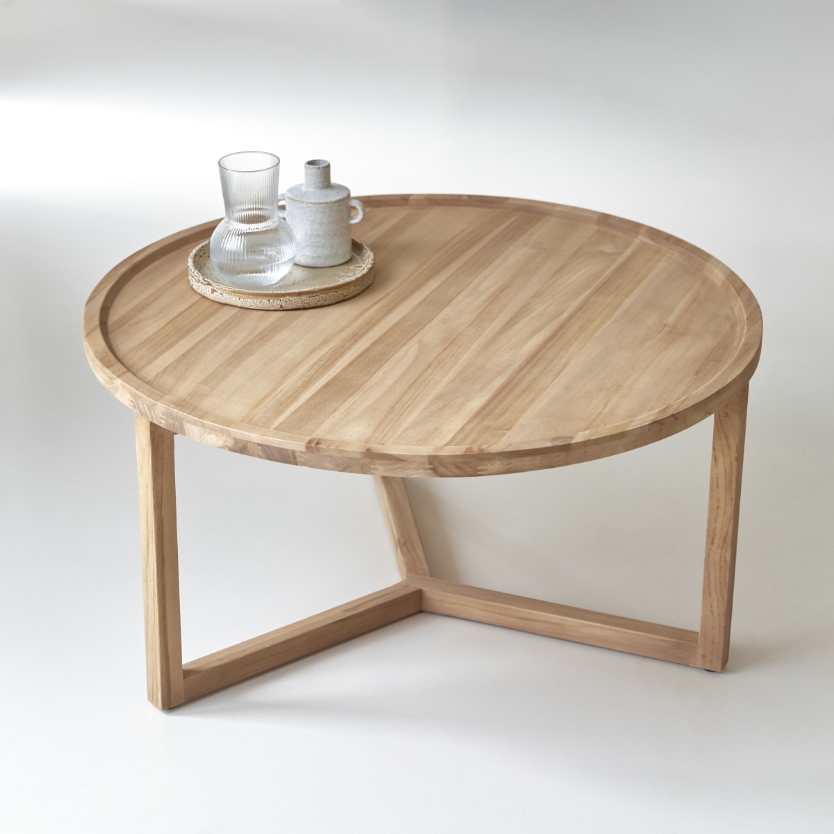 Table basse en Teck massif, ANA naturel, TIKAMOON