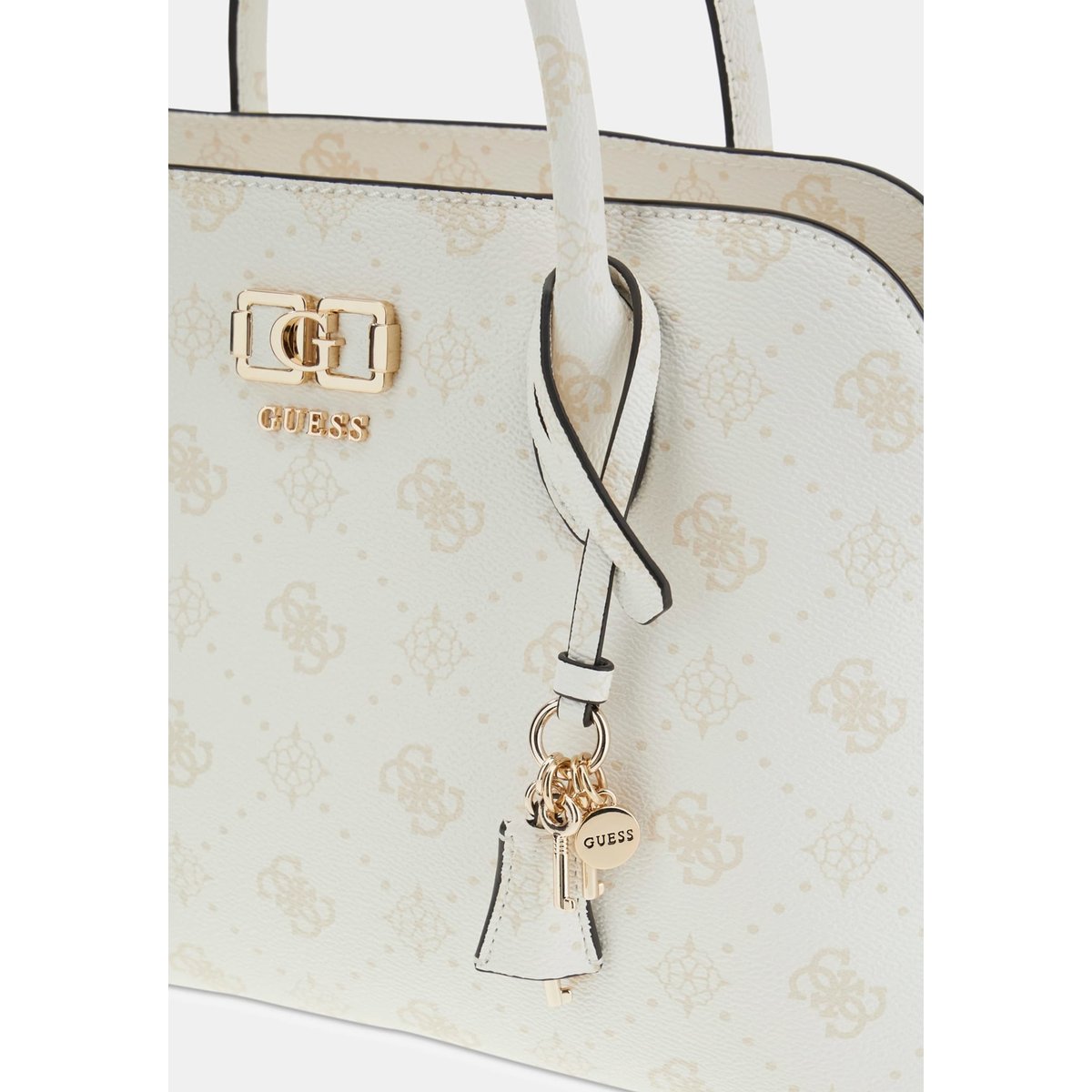 Sac À Main Emelie Logo blanc, GUESS