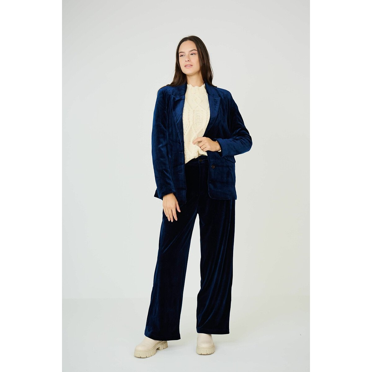 Blazer navy blue, SEE U SOON