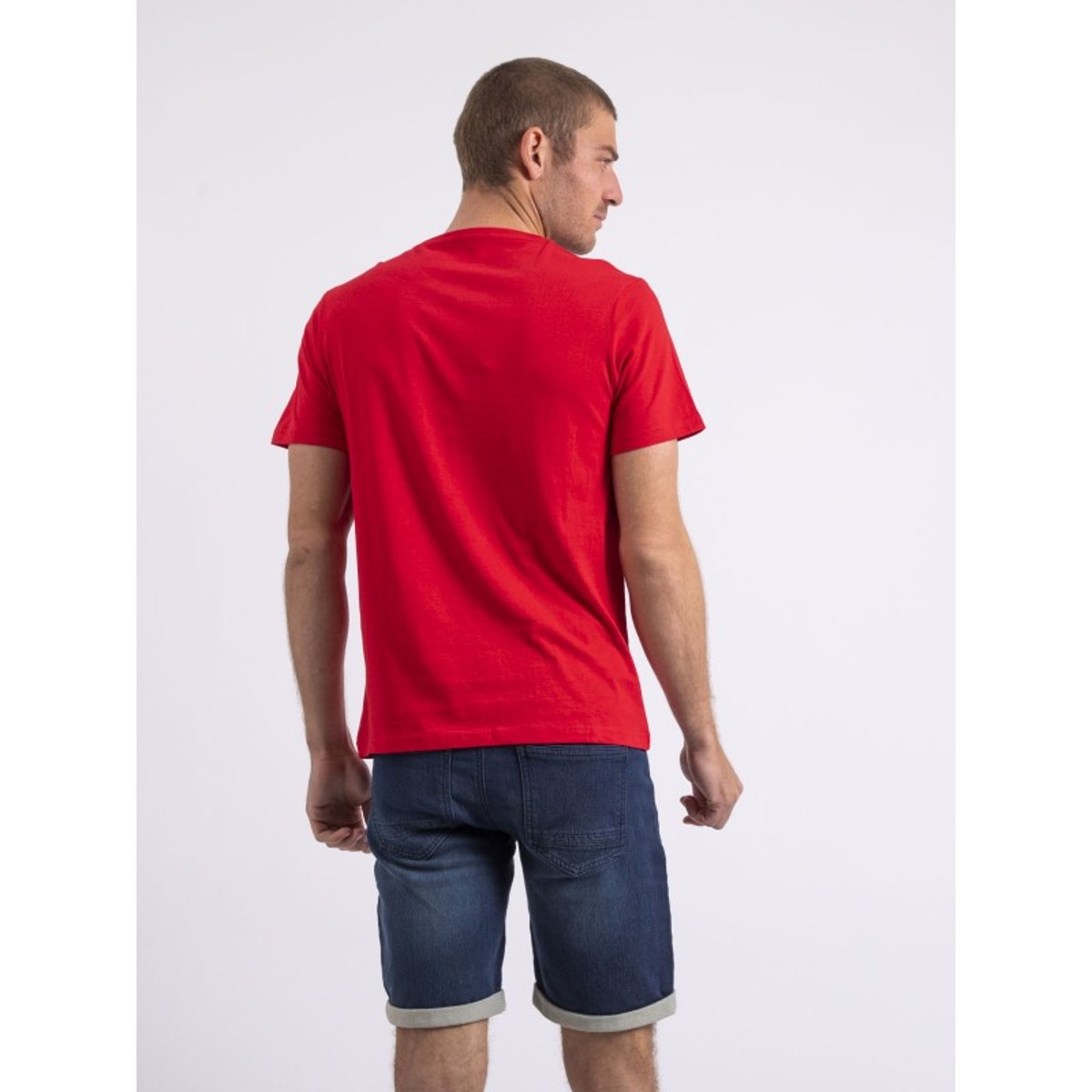T-shirt Col Rond Nalubad rouge, RITCHIE