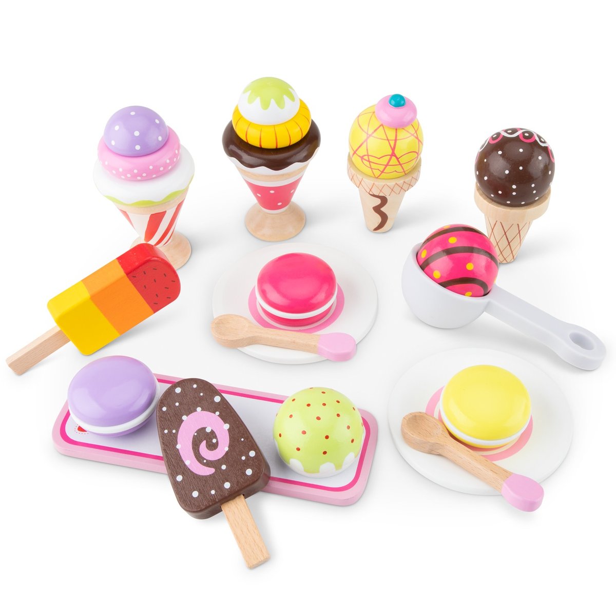 Ensemble de glaces blanc, NEW CLASSIC TOYS