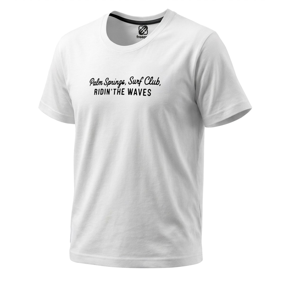 Tee Shirt en coton Club noir/blanc, FREEGUN