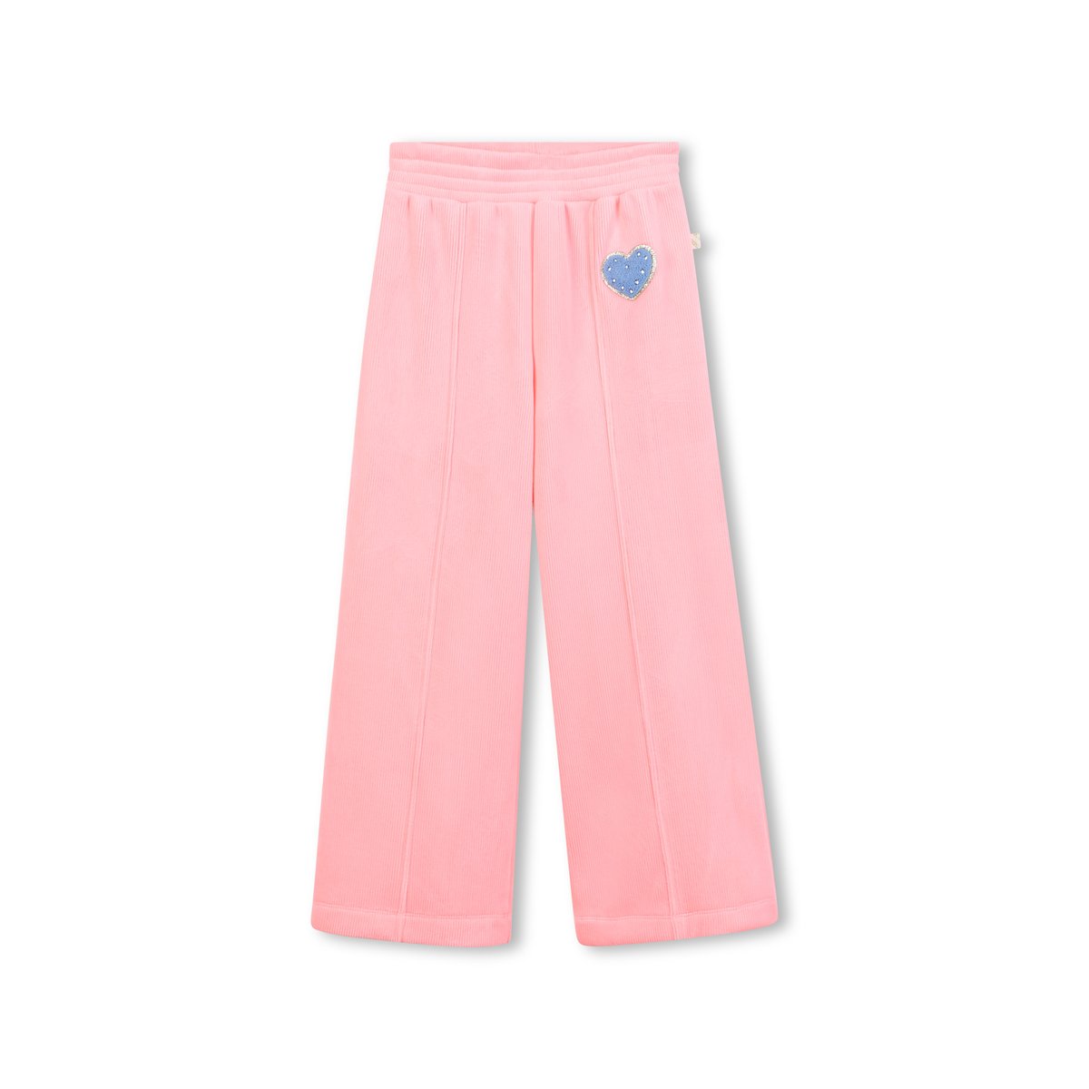 Pantalon en velours fluo peche, BILLIEBLUSH